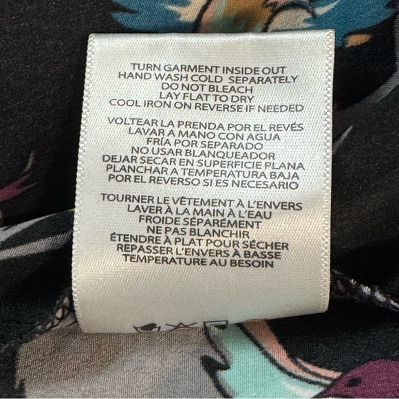 Melissa McCarthy Seven 7 High Low Tunic Shirt Long Sleeve Birds Size 2X Swallows - Picture 14 of 14